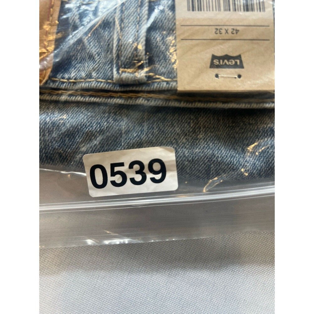 NWT Levi's 559 Jeans Men's 42x32 Relaxed Straight Stretch Medium Wash - Picture 11 of 11